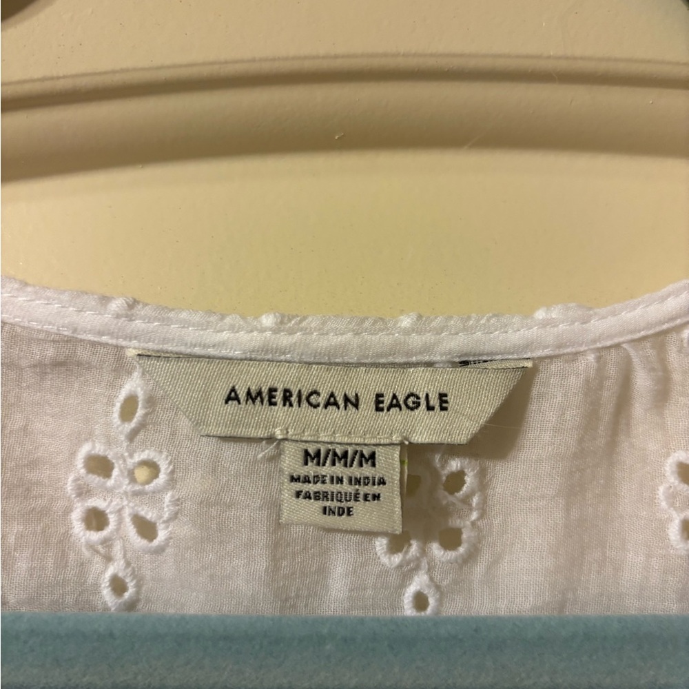 White Eyelet Blouse - Picture 4 of 6